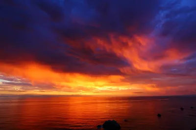 夕阳下的海景 海洋 日落 自然风光 4K