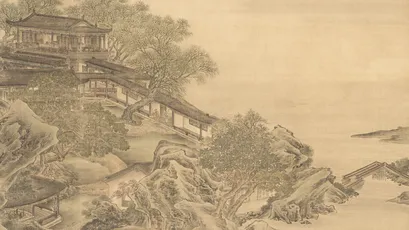 古风山水画 古典艺术 水墨画 自然景观 8K