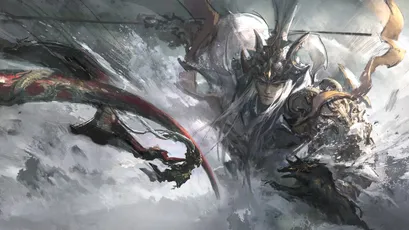 龙战风云 奇幻战斗 龙 暗黑风格 4K
