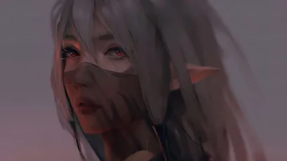 神秘红眼的动漫角色 动漫 神秘 红色眼睛 4K