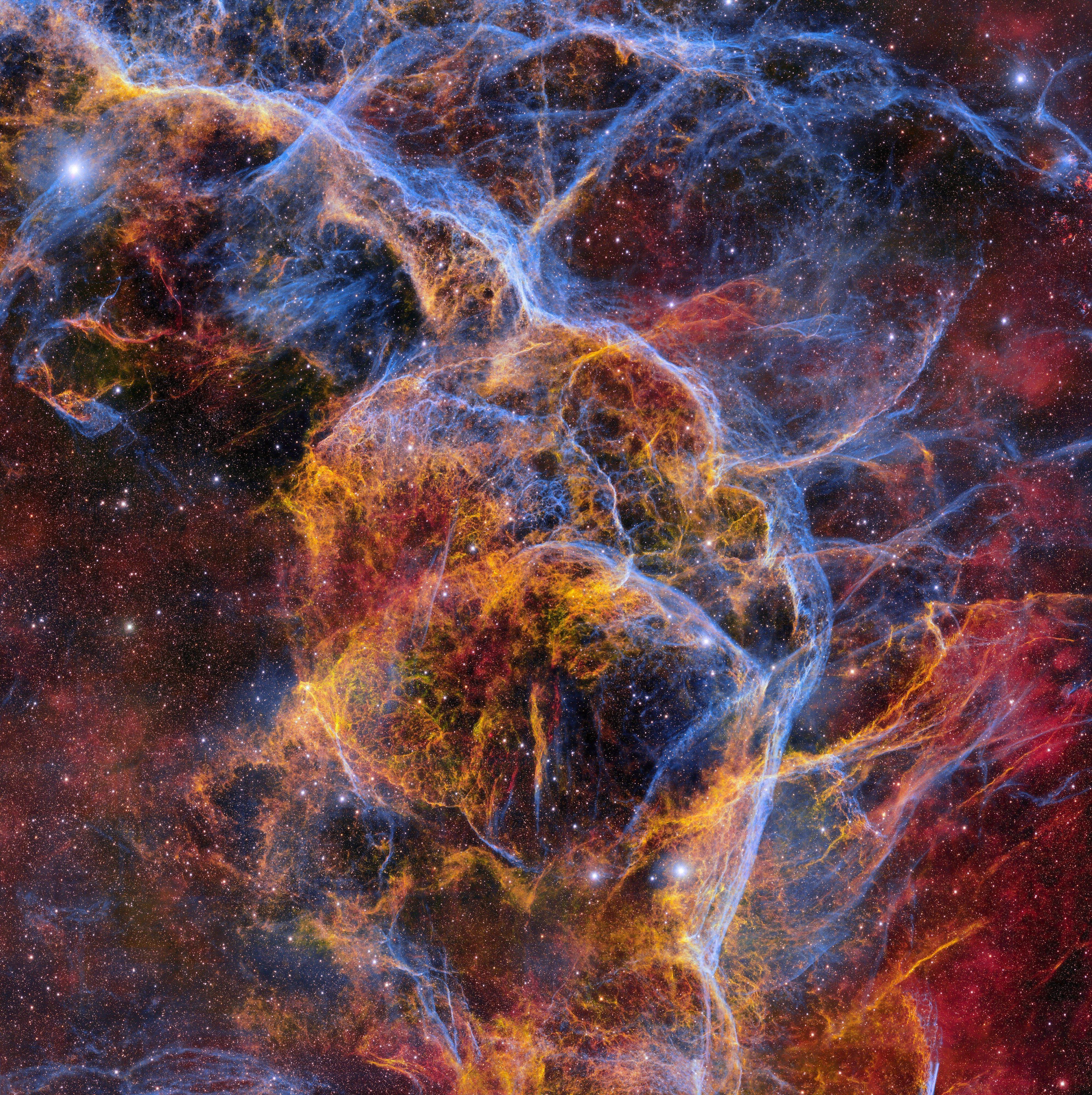 星云交织的宇宙奇观 宇宙 星云 科幻 4K