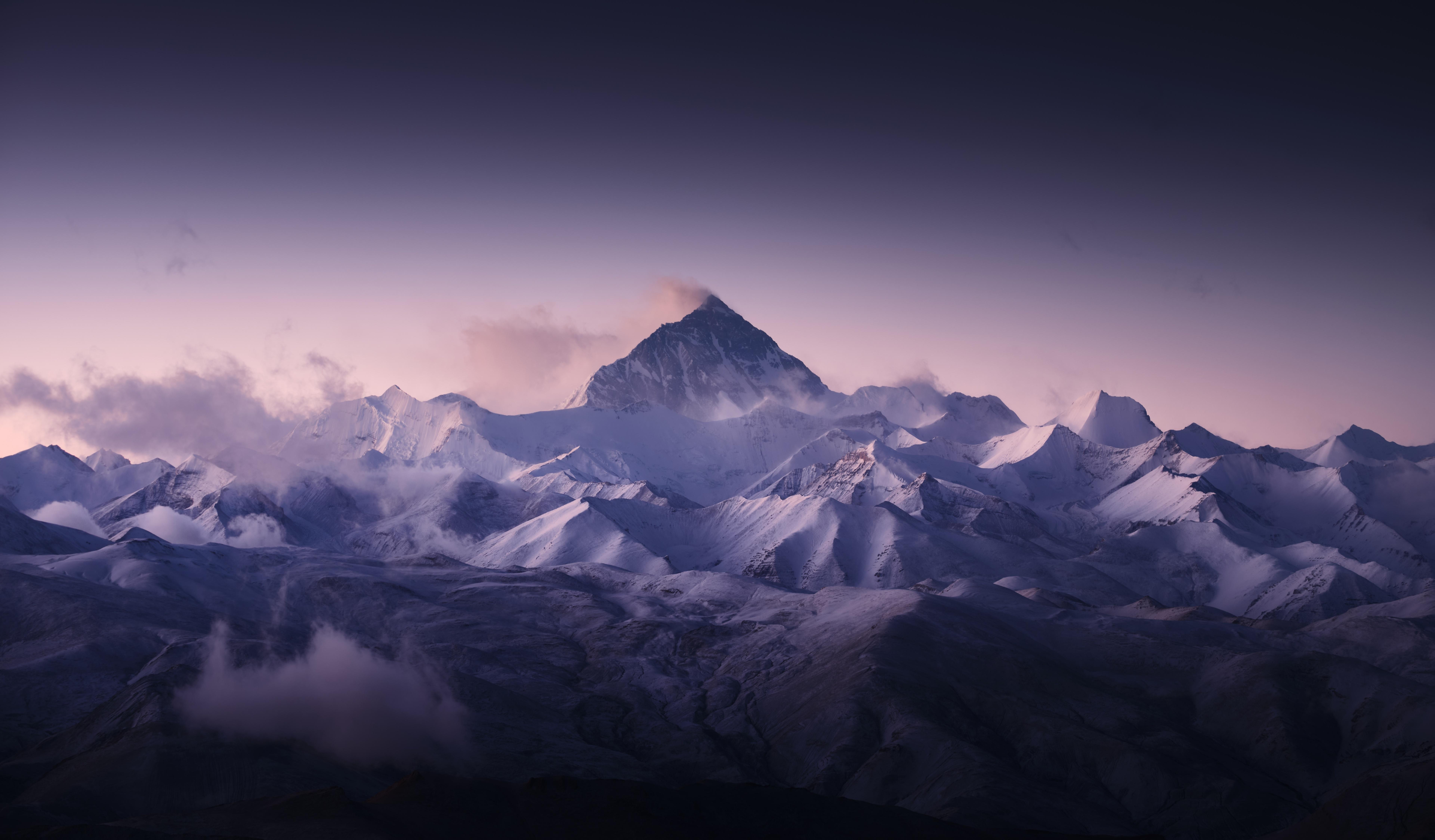 雪山壮丽景色 雪山 壮丽 清晨 8K