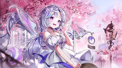 樱花仙子 动漫 樱花 幻想 4K