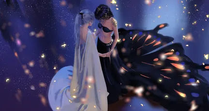 梦幻婚礼之夜 婚礼 梦幻 星空 4K