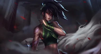 暗影中的战士 奇幻 战斗 暗色调 1080P