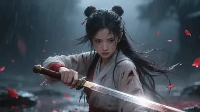 雨中剑舞 古代 武侠 雨夜 4K