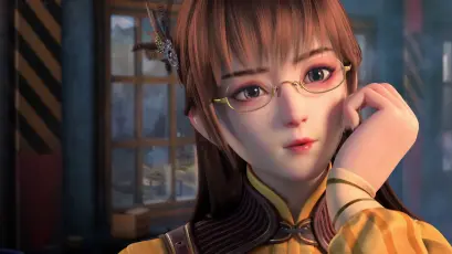 古风少女 古风 室内 复古 4K