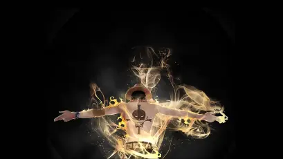 火焰人物 火焰 人物 动态 1080P