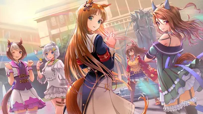 幻想少女聚会 动漫风格 奇幻场景 少女角色 4K