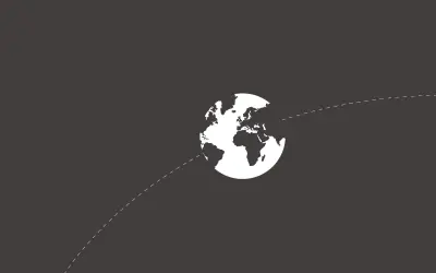 地球轨迹图 地球 轨迹 简约 2K