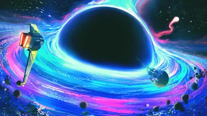 黑洞奇观 宇宙 科幻 黑洞 4K