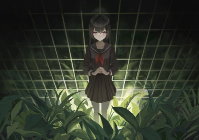 幽暗森林中的女孩 幽暗 森林 动漫风格 4K