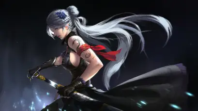 暗夜剑舞 武侠 幻想 夜晚 4K