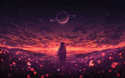 星夜孤影 星空 宇宙 梦幻 4K
