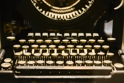 复古打字机特写 打字机 复古 怀旧 4K