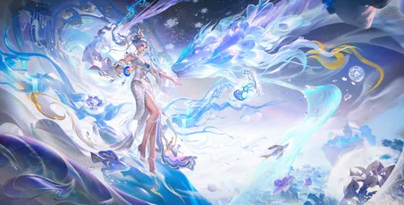 梦幻仙子 仙境 奇幻风格 白色调 4K
