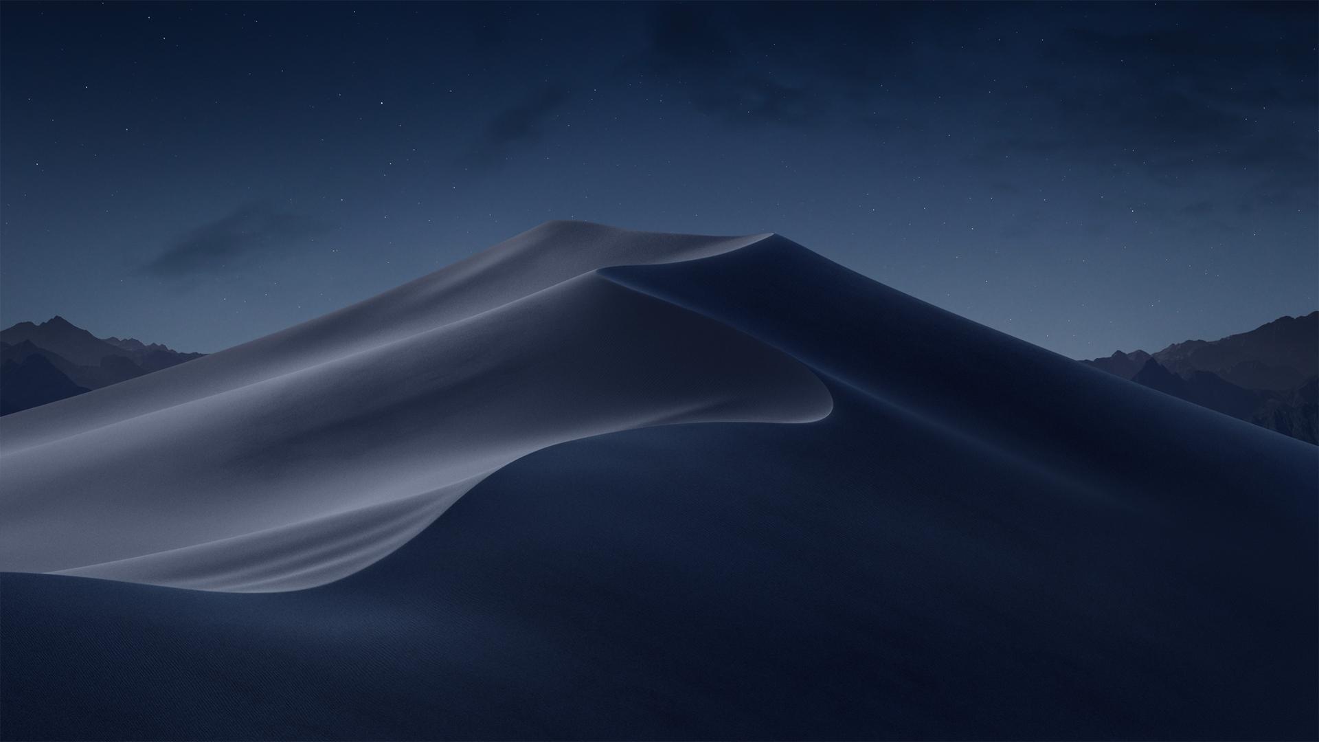 macOS Moj 沙漠 夜景 星空 1080P