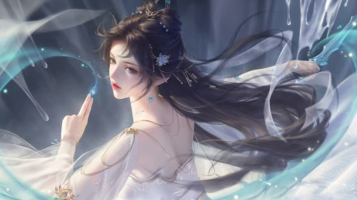 仙气飘飘的女性 古风 仙侠 梦幻 4K