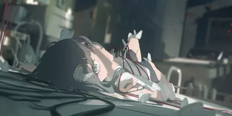废墟中的少女 废墟 科幻 暗色调 2K