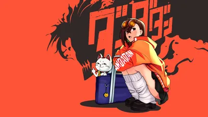 动漫少女与猫 动漫 少女 猫咪 2K