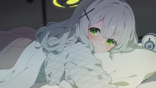 银发少女的梦幻时刻 动漫 幻想 夜晚 SD