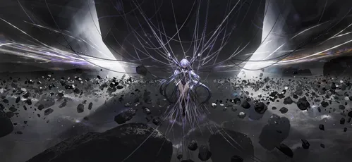 宇宙中的神秘存在 科幻 宇宙 黑暗 8K
