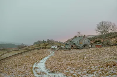 冬日乡村雪景 乡村 冬季 雪景 2K