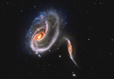 星系碰撞的壮观景象 宇宙 星系 碰撞 1080P