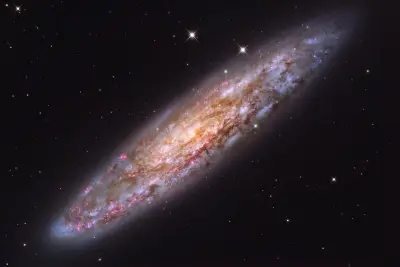 螺旋星系 宇宙 星空 蓝色 4K