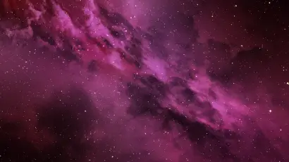 紫色星云宇宙 宇宙星空 星云 紫色调 1080P