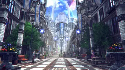 未来都市 未来城市 科幻风格 蓝色调 4K