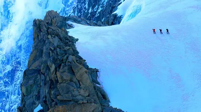雪山攀登者 雪山 攀登 自然风光 4K