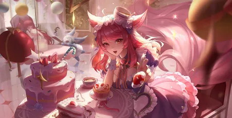 梦幻茶会 幻想 粉色 茶会 8K