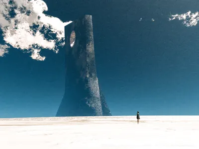 科幻荒漠 科幻 荒漠 人物 1080P