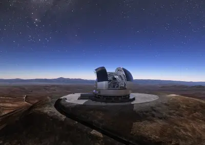 星空下的天文台 天文台 星空 夜景 4K