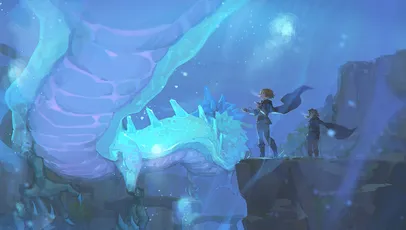 神秘海底世界冒险 海底 奇幻 蓝色 1080P