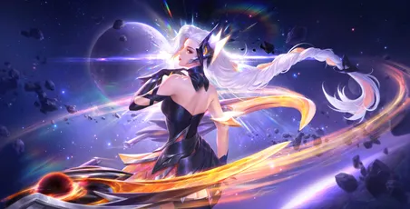 星河幻影 科幻 动漫风格 紫色调 8K