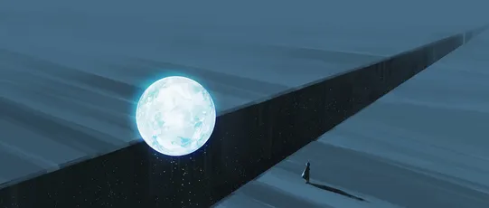 月夜孤影 科幻 月球 孤独 4K