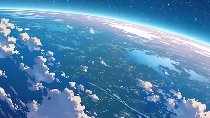 地球穹顶云海 地球 太空视角 云层 4K