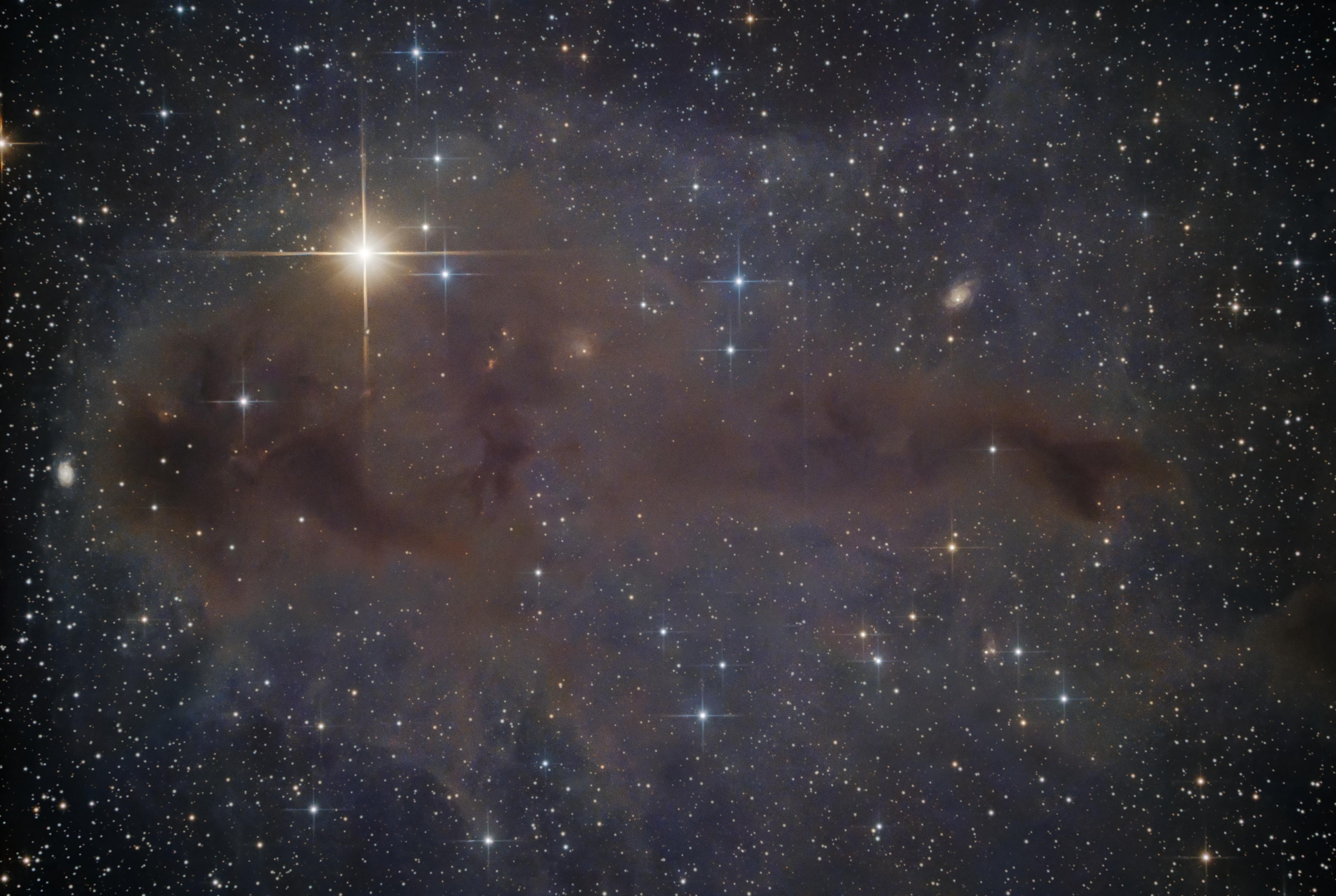 星云与繁星夜空 宇宙 星空 深空摄影 4K