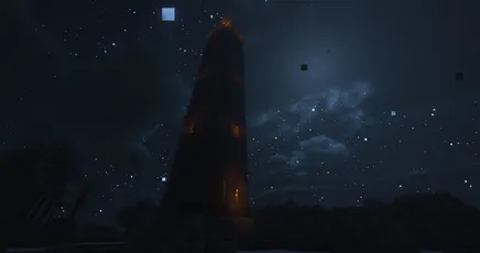 星空下的孤独身影 夜晚 星空 孤独 8K