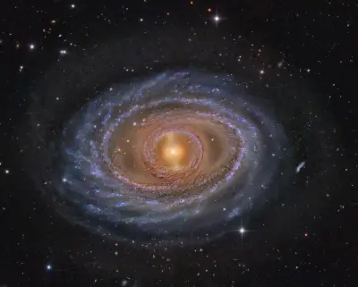 壮丽的螺旋星系 星系 螺旋星系 天文摄影 4K