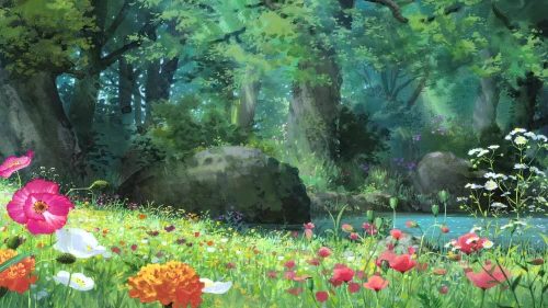 梦幻森林 森林 梦幻 自然 1080P