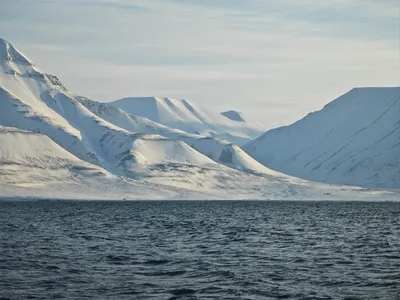 北极冰川与海洋的壮丽 极地景观 冰雪覆盖 蓝色海洋 4K