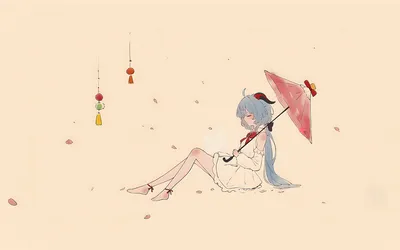 秋日少女 动漫风格 秋季场景 柔和色调 4K