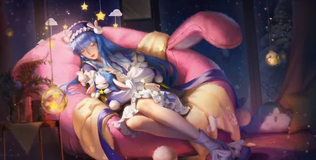 梦幻圣诞夜 梦幻 圣诞 粉色 8K