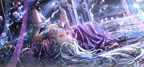 梦幻紫色宫殿 幻想 宫殿 紫色 4K